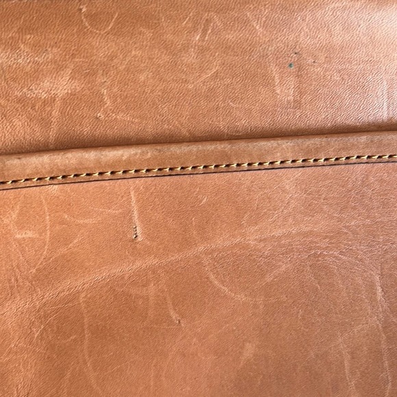 Rafael | Vintage Brown Leather Classic Briefcase Laptop Bag - Picture 13 of 15